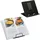 Relaxdays Buchständer Metall 210x180 mm Schwarz 2 St.