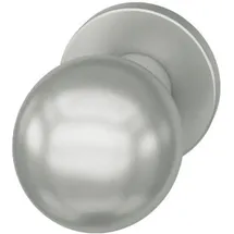 FSB Türknopf auf Rosette Aluminium 0802
