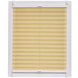 Büscher Sunlines Plissee »Crepe« Lichtschutz 105 cm breit gelb, 105x150 cm