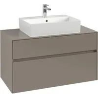 Villeroy & Boch Collaro Waschtischunterschrank C12500VM 100x54,8x50cm, Waschtisch mittig