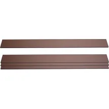 MCW Windschutz 180 x 100 cm Braun WPC 4 St.