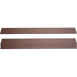MCW Windschutz 180 x 100 cm Braun WPC 4 St.