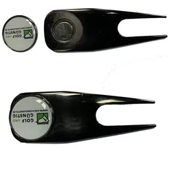 Golf und Günstig Pitchgabel mit Ballmarker