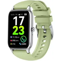 Soudorv Smartwatch Herren Damen, 1,57" Smartwatch Damen mit Telefonfunktion, Smart Watch Fitnessuhr IP68 Wasserdicht, Green