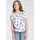 KangaROOS Carmenshirt in weiß/hellblau | Gr.: 128/134