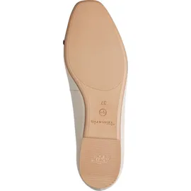 TAMARIS Damen Ballerina flach, beige, 41 EU