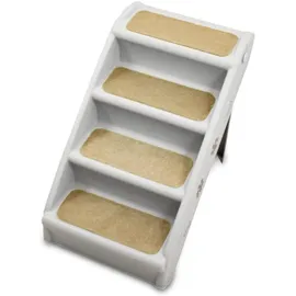 ANIMEL Hundetreppe 4-stufig Schwarz