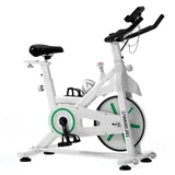 soges Heimtrainers Fahrrad mit Magnetischem Widerstand, Indoor Heimtrainer Kardio Training Fitnessbikes Hometrainer Fahrrad mit Schwungrad 6kg, LCD-Display, Herzfrequenzsensor, Halterung für Tablet