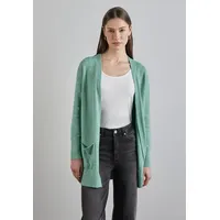 STREET ONE Offener Cardigan - Grün