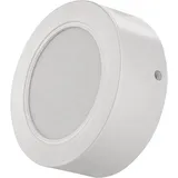 EMOS 2in1 LED Panel 9 W, runde 900 lm Deckenleuchte, Einbauleuchte mit Durchmesser 12 cm, Neutralweiß 4000 K, inkl. LED-Treiber, Weiß