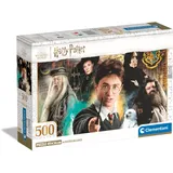 CLEMENTONI Harry Potter Puzzle 500 Teile Erwachsene - Puzzle Erwachsene in 49 x 36 cm - Puzzle Erwachsene anspruchsvoll von Clementoni 35534