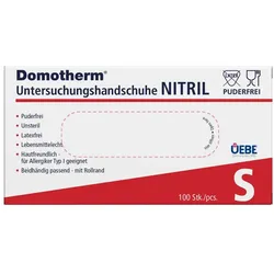 Domotherm Untersuchungshandschuhe Nitril Unsteril Puderfrei S Bl