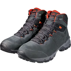 Mammut Mercury IV Mid LTH Men | Wanderschuhe für Herren, Trekkingschuhe mit Vibram Sohle, Outdoor Schuhe, Leichte Bergschuhe, Freizeitschuhe für Hiking und Trekking | Black-Hot Red, 7.5
