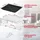 ICQN Minibackofen 60 Liter XXL mit Umluft, Drehspieß, Emailliert, Anthrazit