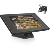 AboveTEK Diebstahlsicherer Tablet-Ständer - iPad Abschließbarer Sicherheitsständer Theken & Wandmontage POS Ständer 360° Drehbarer Kiosk Ständer für iPad/Air/Pro