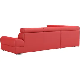 sit&more Ecksofa »Broadway L-Form« mit verstellbaren Kopfteilen, wahlweise mit Bettfunktion