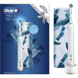 Oral-B Pro 1 750 Design Edition weiß + Reiseetui