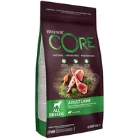 Wellness Core Lamb, Lamm, 1,8 kg, Hundefutter trocken für ausgewachsene Hunde, ohne Zuckerzusatz, getreidefrei, mit hohem Fleischanteil, fördert eine gesunde Verdauung