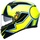 AGV K3 Rossi WT Phillip Island 2005 Integralhelm - Neon-Gelb/Schwarz / XS