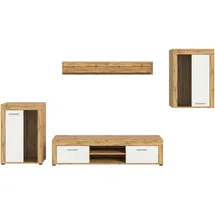 MID.YOU Wohnwand ¦ holzfarben ¦ Maße (cm): B: 310 H: 169 T: 35.0