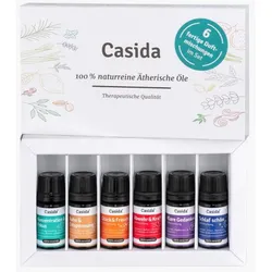 ÄTHERISCHE Öle Duftmischungen Set naturrein Top 6 6X5 ml