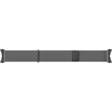 Samsung Milanese Band (20 mm, Stainless Steel, Galaxy Watch 7), Uhrenarmband, Schwarz