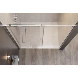 Bernstein Nischendusche Bernstein NT806 flex Nano Klarglas 120 cm 8 mm Sicherheitsglas