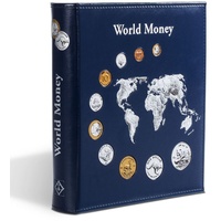 Leuchtturm Münzalbum inkl. Kassette Optima "World of Money" 344959 Neu