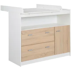 roba Wickelkommode »Gabriella« - 117x75x98,5cm - braun - Holz / Kunststoff
