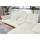 W.Schillig Ecksofa "broadway, Designsofa mit tollem Sitzkomfort", weiß (weiß z59), B:291cm H:94cm T:164cm, Longlife Xtra-Leder Z59: Glattleder mit modischer Prägung.