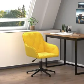 vidaXL Bürostuhl Samt Gelb