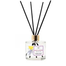fragrance and style gmbh Purple River Reed Diffuser Glas, 100ml Weiß