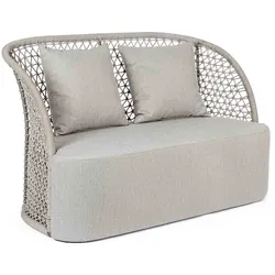 2 Sitzer Outdoorsofa Cuyen mit Kissen, Sand