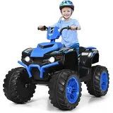 Goplus Kinder-Elektroquad blau (12V)
