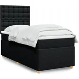 vidaXL Boxspringbett 140 x 200 cm Schwarz