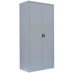 LÜLLMANN Stahlschrank 530350 lichtgrau 92,5 x 50,0 x 195,0 cm, aufgebaut