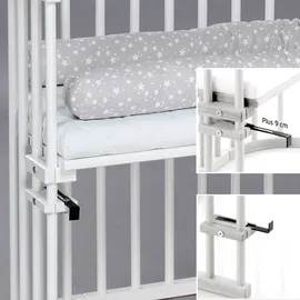 babybay Maxi Beistellbett seidenmatt weiß