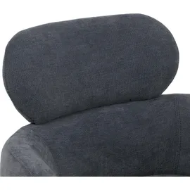 Mendler Esszimmerstuhl HWC-O77 Chenille grau-blau