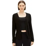 Tom Tailor Basic Sommer Cardigan Schwarz XXL