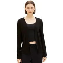 Tom Tailor Basic Sommer Cardigan Schwarz XXL