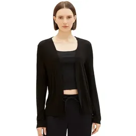 Tom Tailor Basic Sommer Cardigan Schwarz XXL