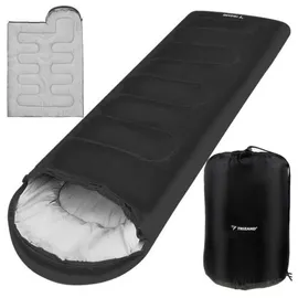 TRIZAND Schlafsack 2 in 1 Deckenschlafsack Wasserabweisend 2 Jahreszeiten für Camping Zelten Reisen Outdoor 21084