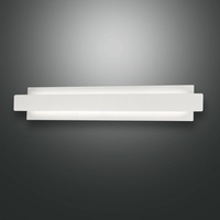 Fabas Luce LED Wandleuchte Regolo mit Metallfront weiß