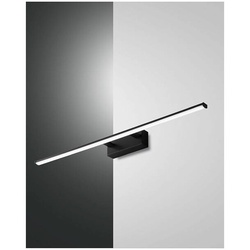 Fabas Luce Nala Wandleuchte LED 1x15W Metall- und Methacrylat Schwarz