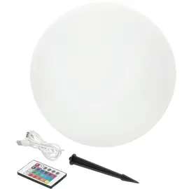 Kobi Kugelleuchte Kunststoff Ø 40 cm Solarzelle 3000K IP54 weiß