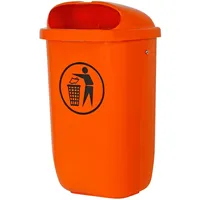 Stier Abfallbehälter 50 l Orange