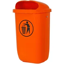 Stier Abfallbehälter 50 l Orange