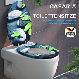 CASARIA CASARIA® Toilettendeckel Absenkautomatik