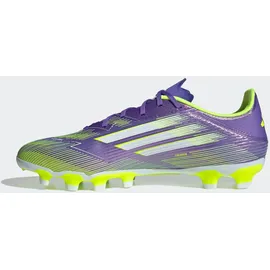 adidas F50 League MG Erwachsene Purple Rush/FTWR White/Lucid Lemon 45 1/3