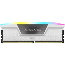 CORSAIR PC-Arbeitsspeicher "VENGEANCE RGB DDR5 Memory", weiß, 2x 32 GB, Arbeitsspeicher, RGB